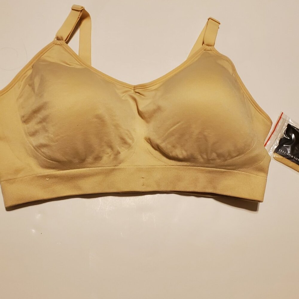 Underoutfit Wire Free Bra Nude Size 3XL with Bra Extenders